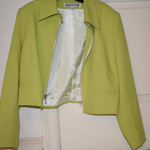 Yellow/Green Blazer - Picture 1 of 3